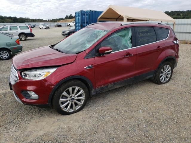 Image 1 of 2017 FORD ESCAPE TITANIUM 2017 with VIN 1FMCU0J93HUB81738