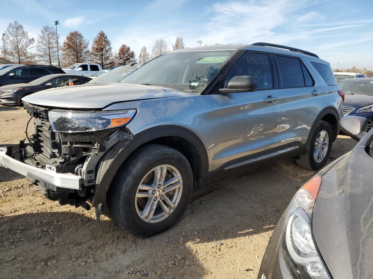 Image 1 of 2020 FORD EXPLORER XLT 2020 with VIN 1FMSK8DHXLGC46319