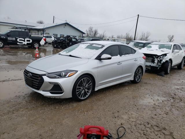 Image 1 of 2018 HYUNDAI ELANTRA SPORT 2018 with VIN KMHD04LB4JU527969