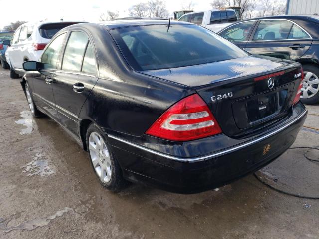 Image 2 of 2005 MERCEDES-BENZ C 240 4MATIC 2005 with VIN WDBRF81J85F637247