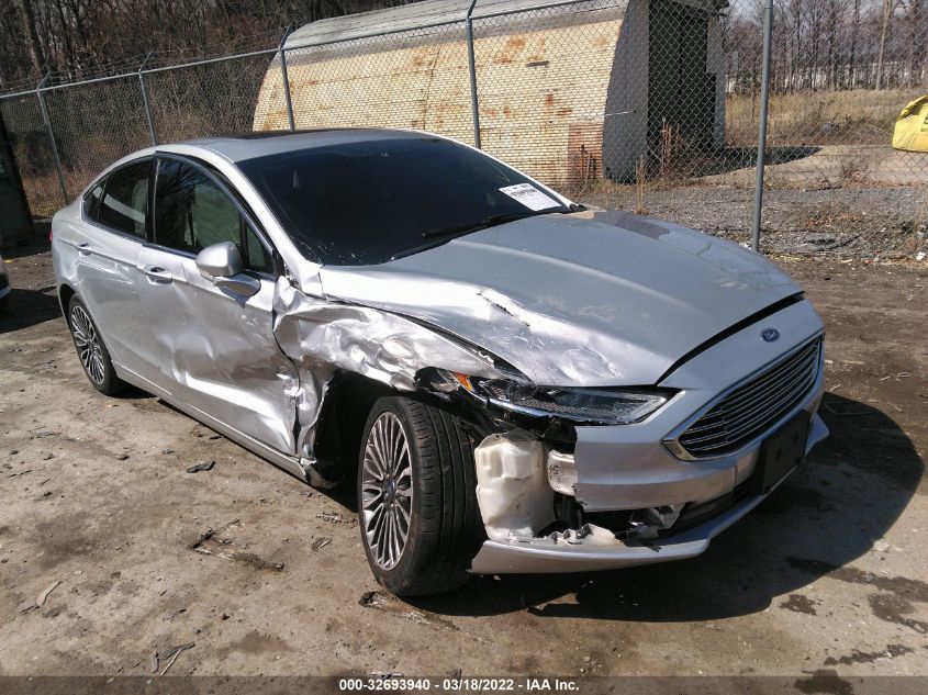 Image 1 of 2018 FORD FUSION TITANIUM/PLATINUM 2018 with VIN 3FA6P0D9XJR233986