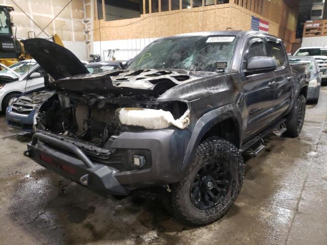 Image 2 of 2017 TOYOTA TACOMA DOUBLE CAB 2017 with VIN 5TFCZ5AN1HX072791