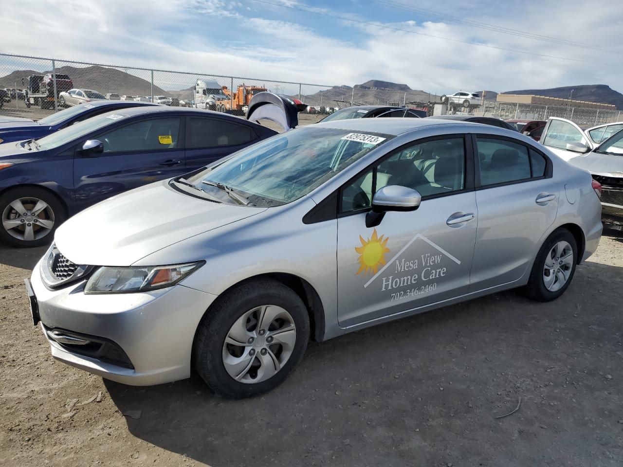 Obraz 1 z 2014 HONDA CIVIC LX 2014 z VIN 2HGFB2F53EH506235