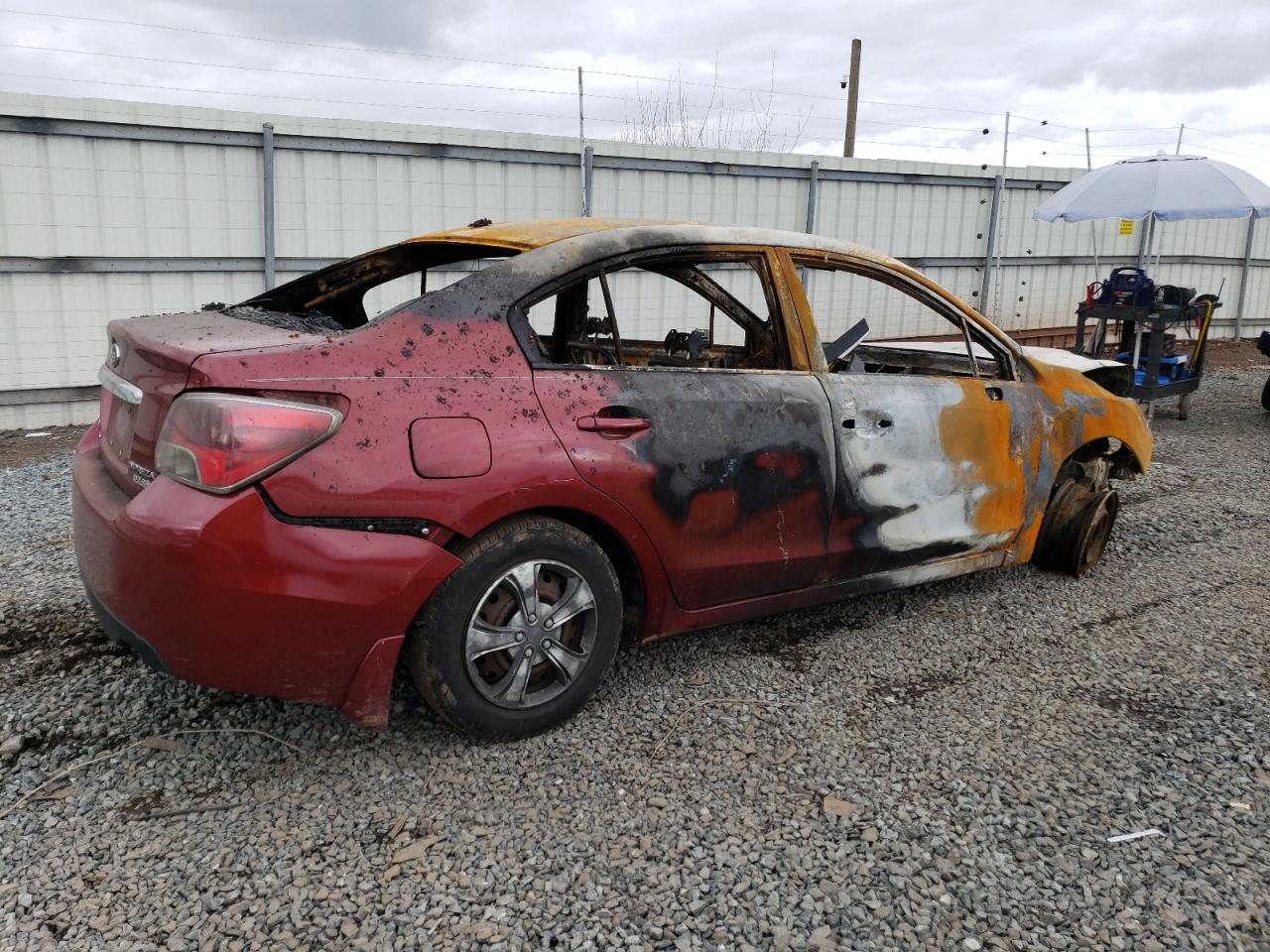 Image 3 of 2013 SUBARU IMPREZA  2013 with VIN JF1GJAA64DH006661