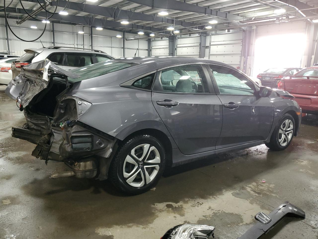 Image 3 of 2018 HONDA CIVIC LX 2018 with VIN 19XFC2F58JE035605