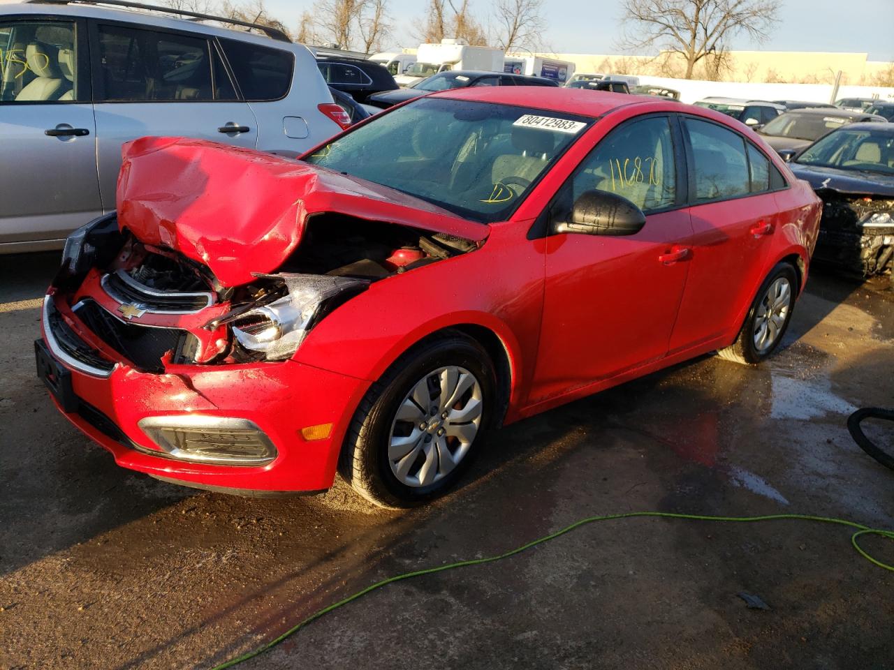 Image 1 of 2015 CHEVROLET CRUZE LS 2015 with VIN 1G1PA5SH2F7272361