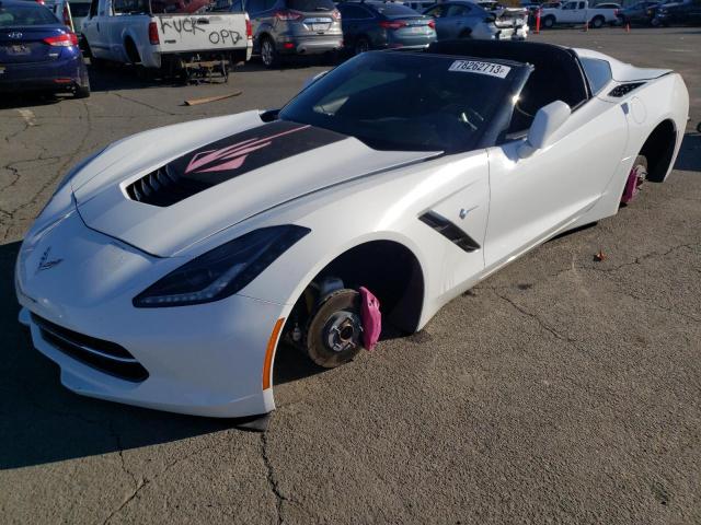 Image 1 of 2017 CHEVROLET CORVETTE STINGRAY 1LT 2017 with VIN 1G1YB2D7XH5113705