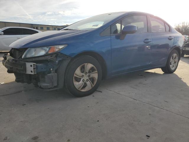 Image 1 of 2013 HONDA CIVIC LX 2013 with VIN 2HGFB2F57DH601413