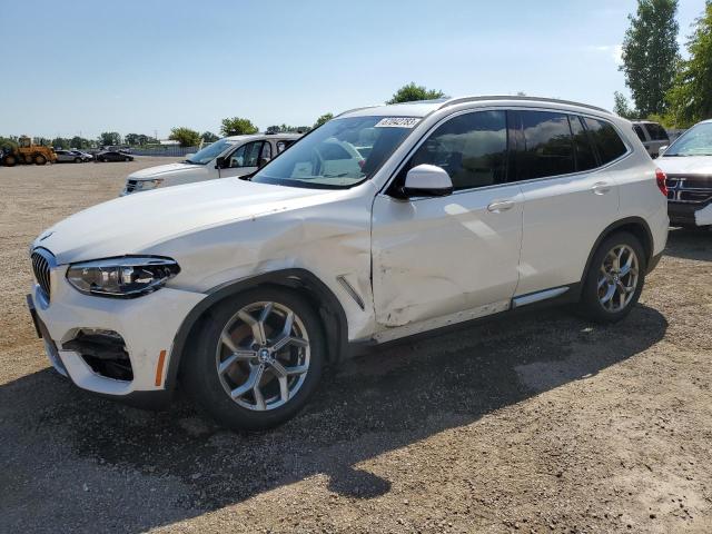 Image 1 of 2021 BMW X3 XDRIVE30I 2021 with VIN 5UXTY5C00M9D90101