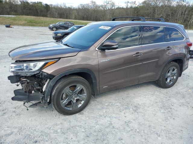 Image 1 of 2017 TOYOTA HIGHLANDER HYBRID LIMITED 2017 with VIN 5TDDGRFH5HS028772