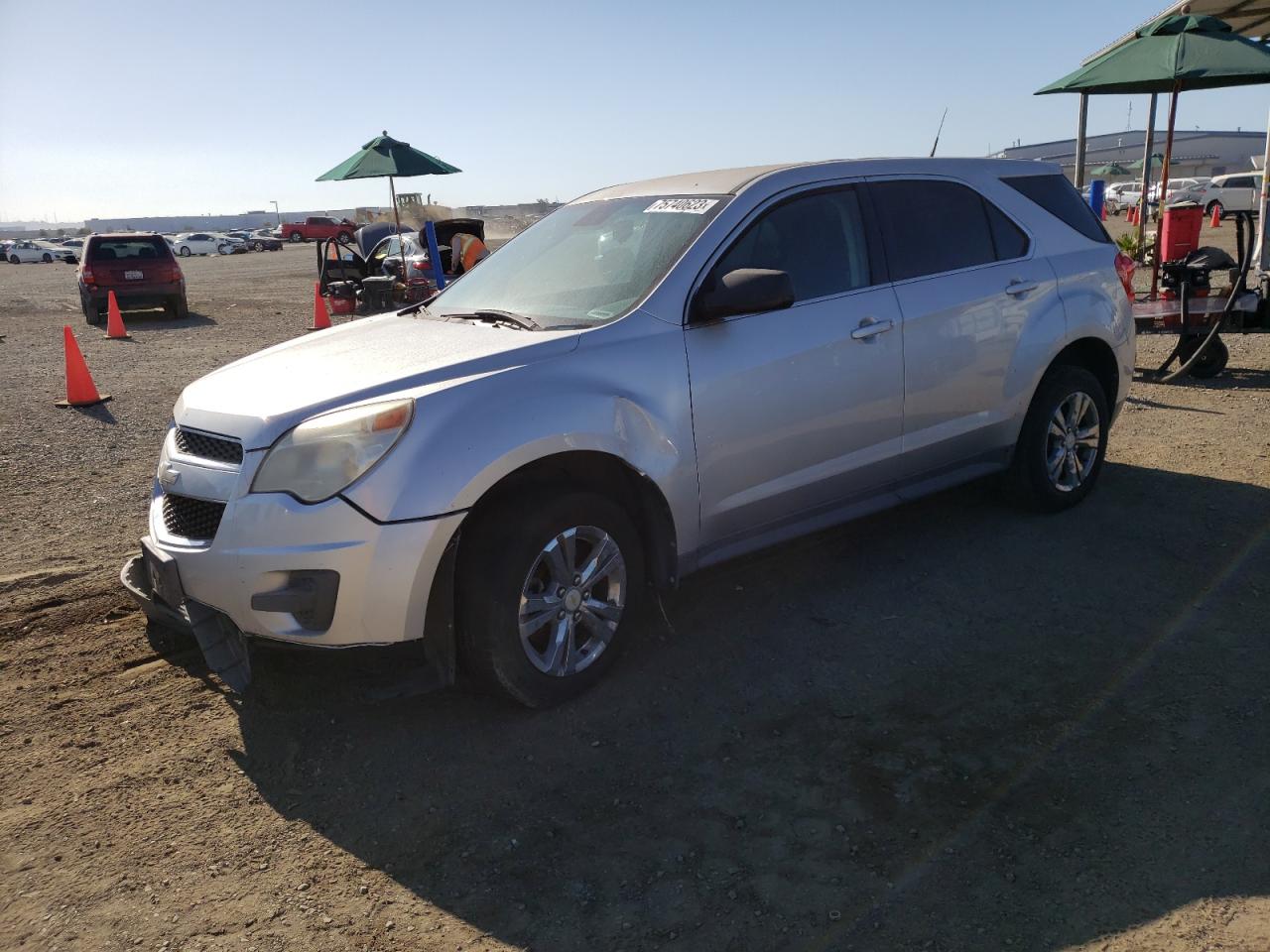 Image 1 of 2012 CHEVROLET EQUINOX LS 2012 with VIN 2GNALBEK3C1204115
