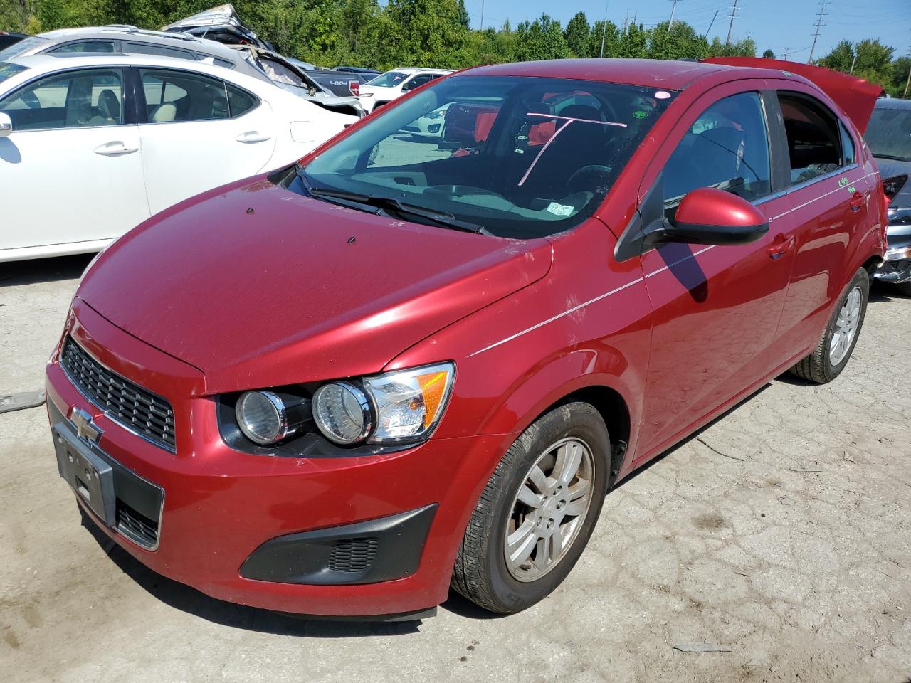 Image 1 of 2015 CHEVROLET SONIC LT 2015 with VIN 1G1JC5SHXF4157752