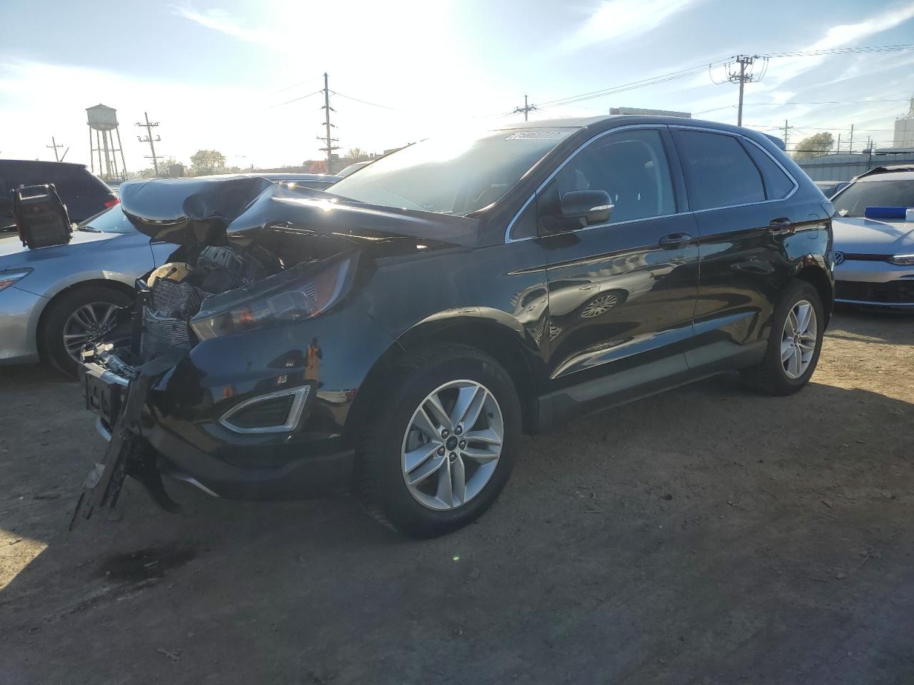 Image 1 of 2018 FORD EDGE SEL 2018 with VIN 2FMPK3J8XJBC10552