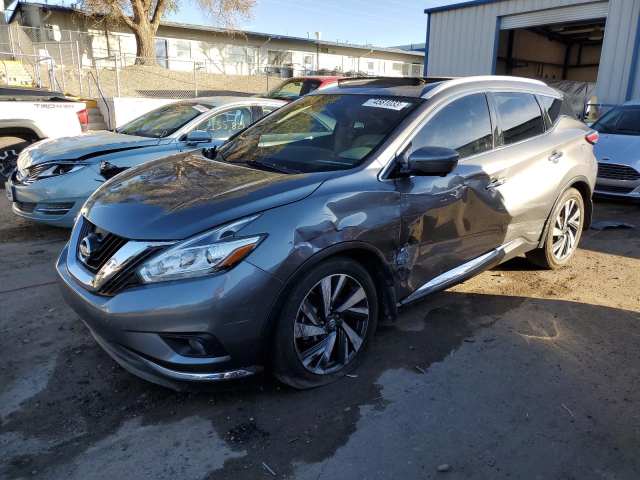 Изображение 1 2016 NISSAN MURANO S 2016 с VIN 5N1AZ2MH4GN119524