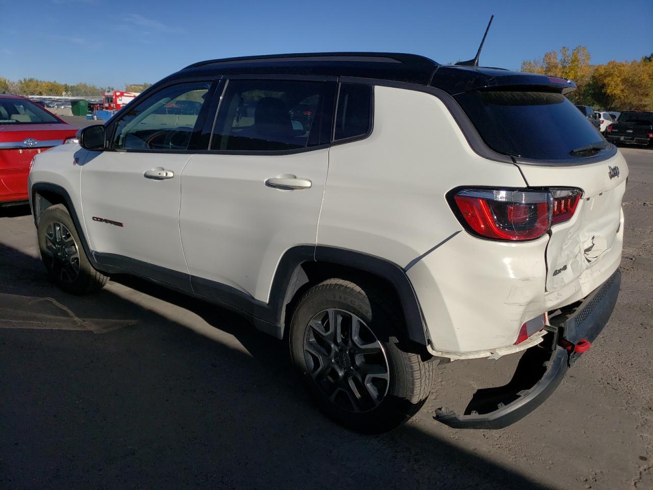 Image 2 of 2020 JEEP COMPASS TRAILHAWK 2020 with VIN 3C4NJDDB7LT159837