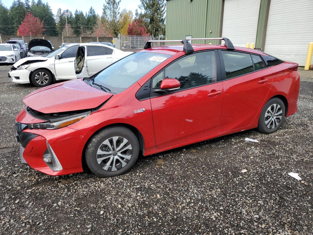 Image 1 of 2022 TOYOTA PRIUS PRIME LE 2022 with VIN JTDKAMFP4N3228008