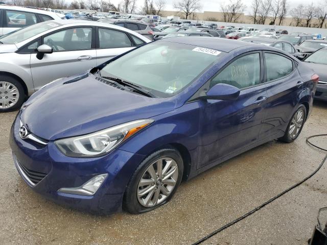 Image 1 of 2014 HYUNDAI ELANTRA SE 2014 with VIN 5NPDH4AE9EH511325