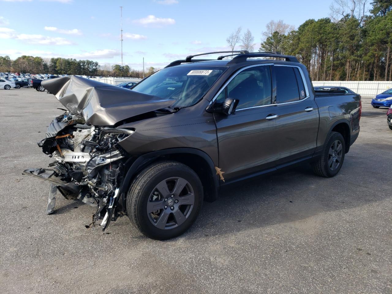 Image 1 of 2020 HONDA RIDGELINE RTL 2020 with VIN 5FPYK3F75LB010717