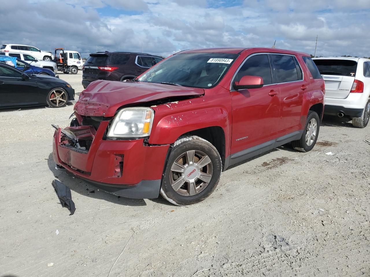 Image 1 of 2013 GMC TERRAIN SLE 2013 with VIN 2GKALMEK8D6175174