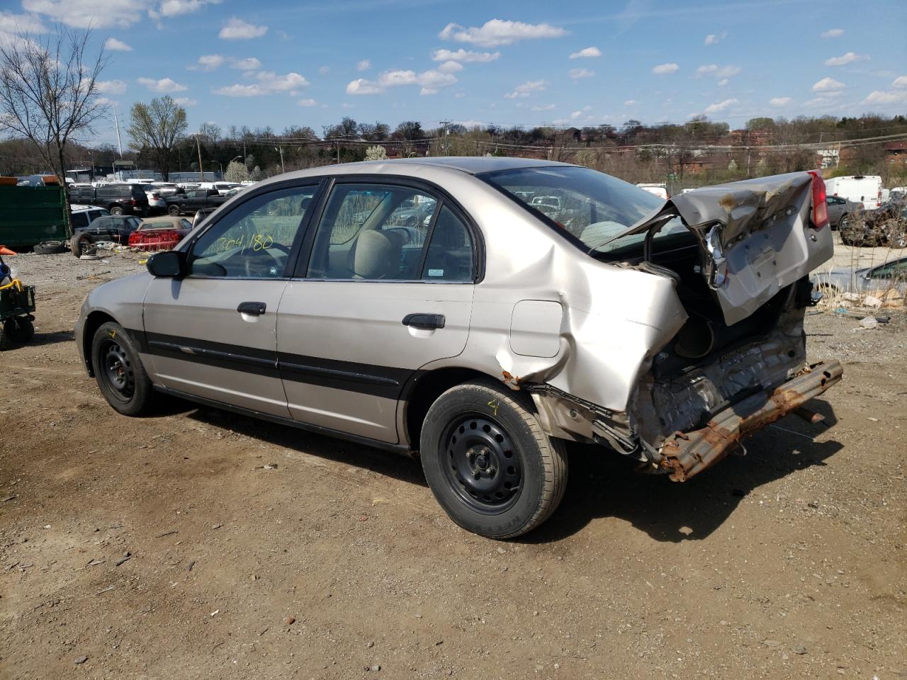 Изображение 2 2001 HONDA CIVIC LX 2001 с VIN 2HGES15521H552365