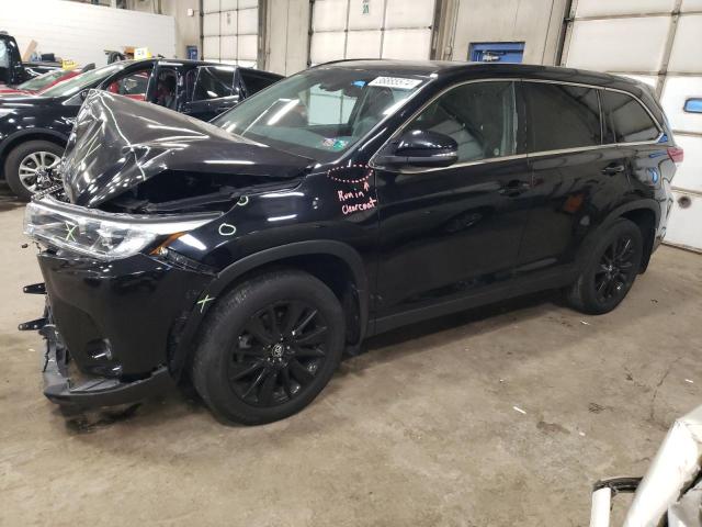 Image 1 of 2019 TOYOTA HIGHLANDER SE 2019 with VIN 5TDJZRFH3KS734305