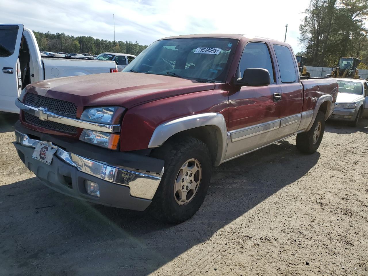 Obraz 1 z 2004 CHEVROLET SILVERADO K1500 2004 z VIN 1GCEK19T14Z343503