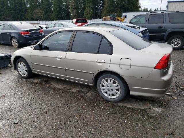 Image 2 of 2005 HONDA CIVIC LX 2005 with VIN 2HGES165X5H517402