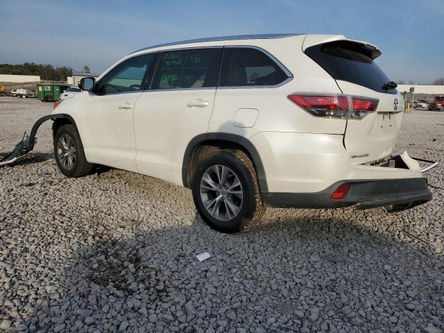Obraz 2 z 2015 TOYOTA HIGHLANDER XLE 2015 z VIN 5TDKKRFH8FS109705