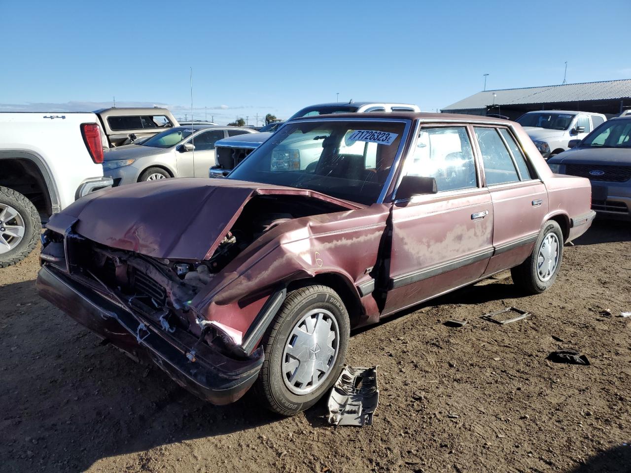 Image 1 of 1989 DODGE ARIES LE 1989 with VIN 3B3BK46D4KT981882