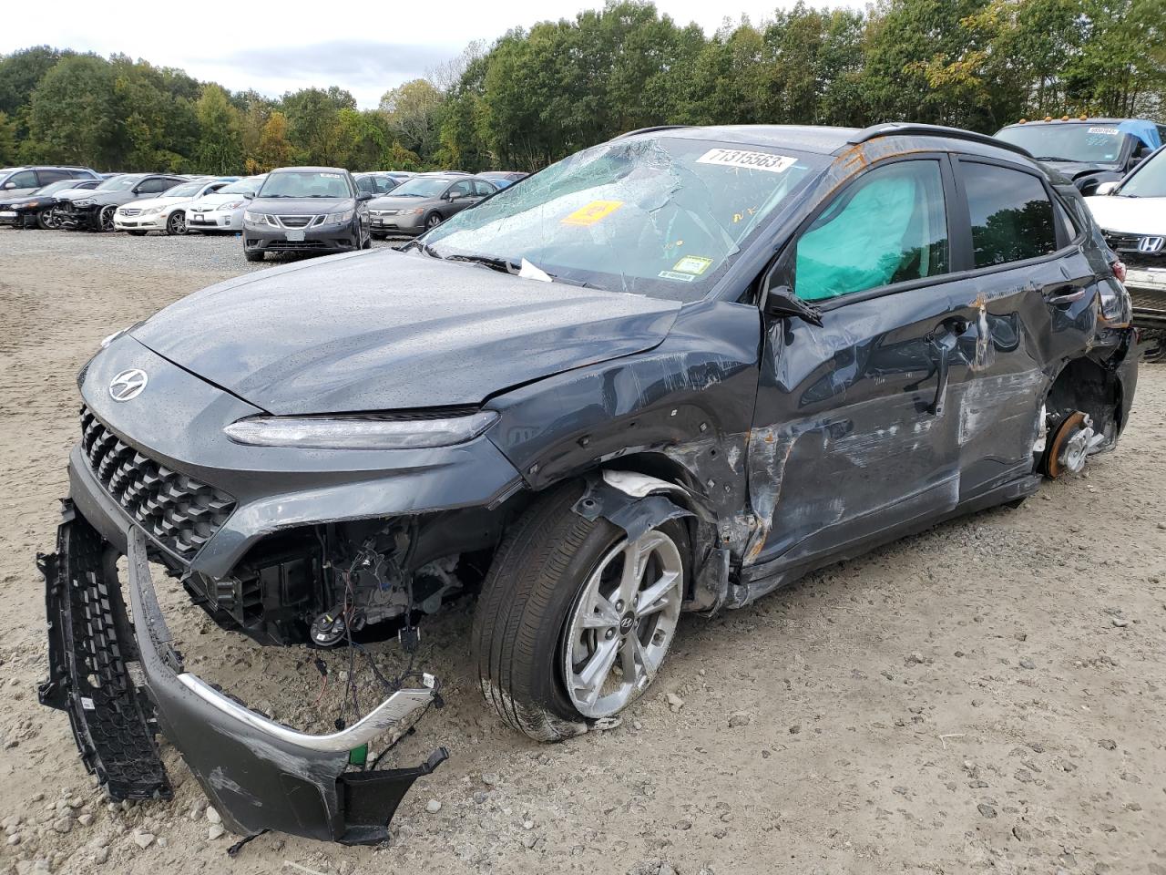 Obraz 1 z 2022 HYUNDAI KONA SEL 2022 z VIN KM8K6CAB9NU927163