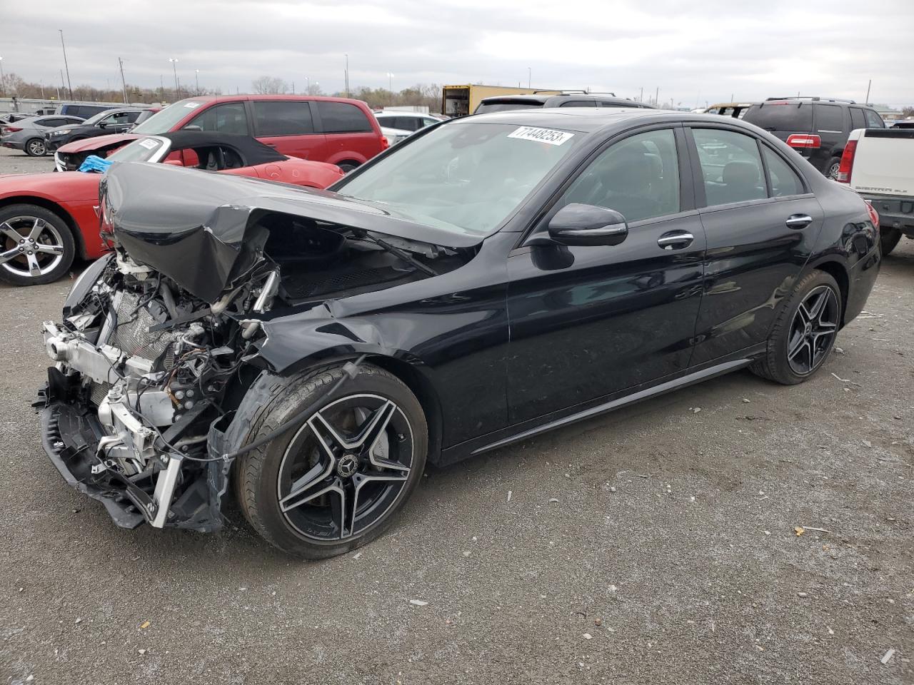 Image 1 of 2020 MERCEDES-BENZ C 300 4MATIC 2020 with VIN 55SWF8EB3LU327708
