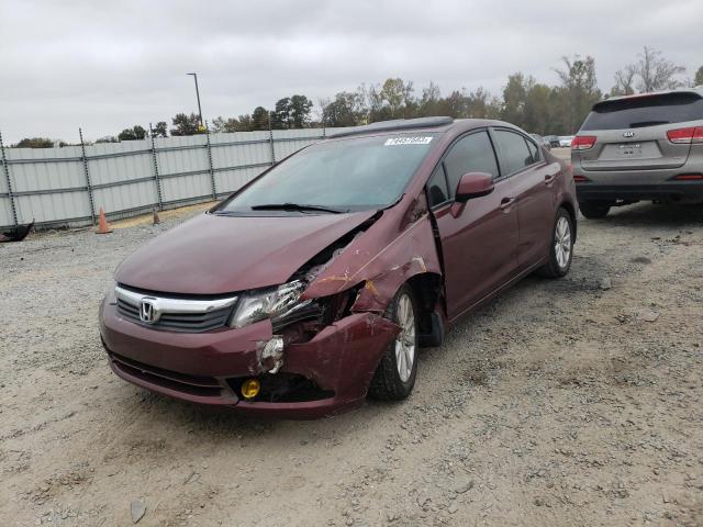 Image 1 of 2012 HONDA CIVIC EXL 2012 with VIN 2HGFB2F97CH545183