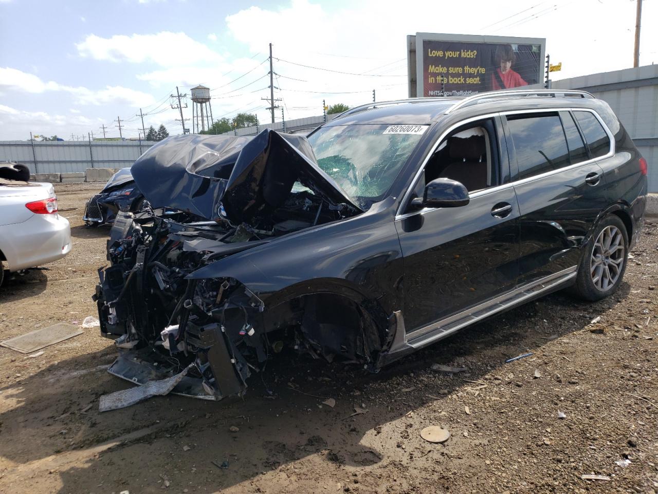 Image 1 of 2021 BMW X7 XDRIVE40I 2021 with VIN 5UXCW2C00M9F05784