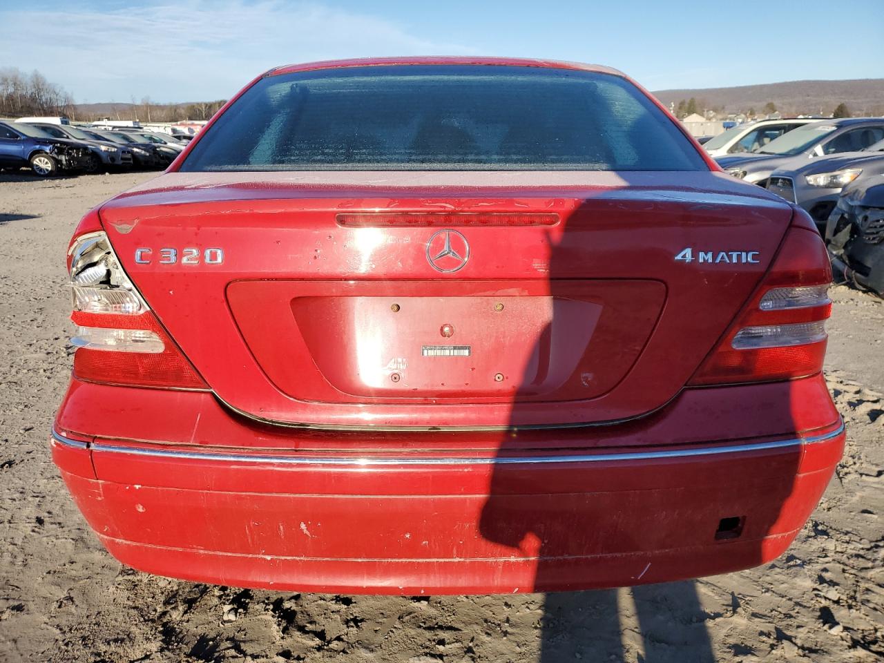 Image 3 of 2004 MERCEDES-BENZ C 320 4MATIC 2004 with VIN WDBRF84J34F494248