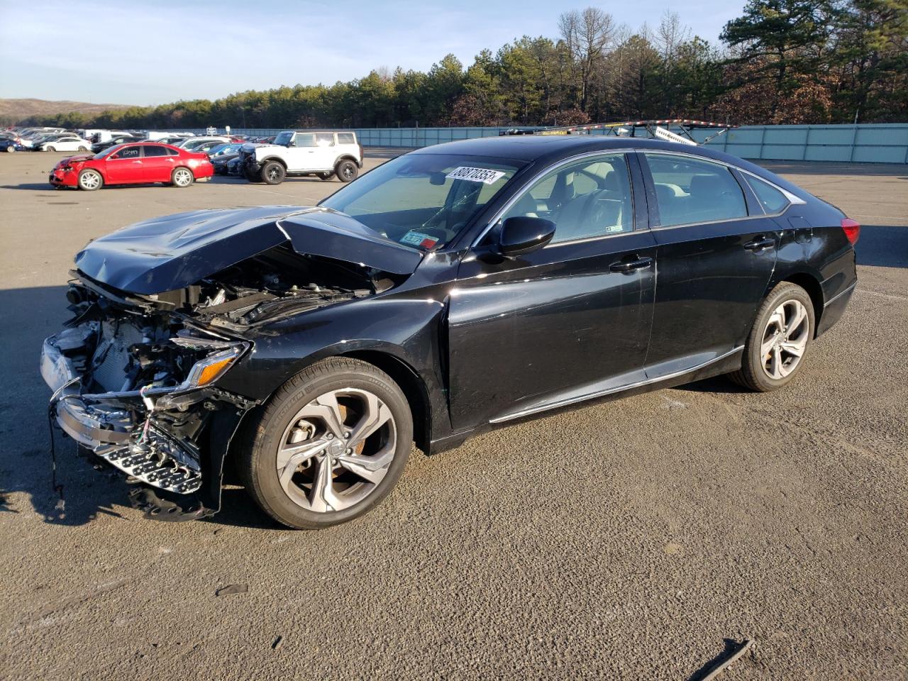 Image 1 of 2018 HONDA ACCORD EX 2018 with VIN 1HGCV1F49JA129334