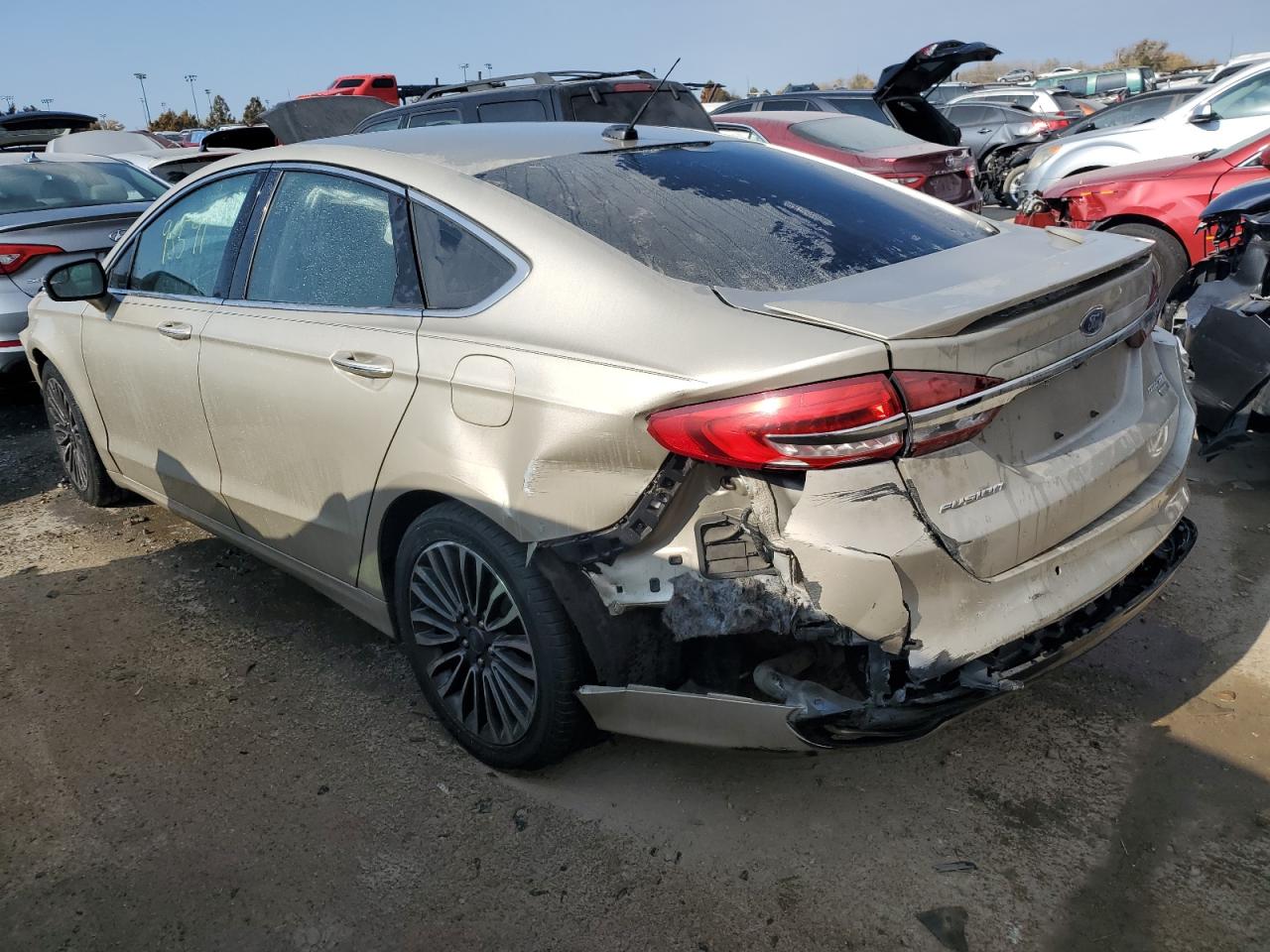 Изображение 2 2018 FORD FUSION TITANIUM/PLATINUM 2018 с VIN 3FA6P0D94JR206816
