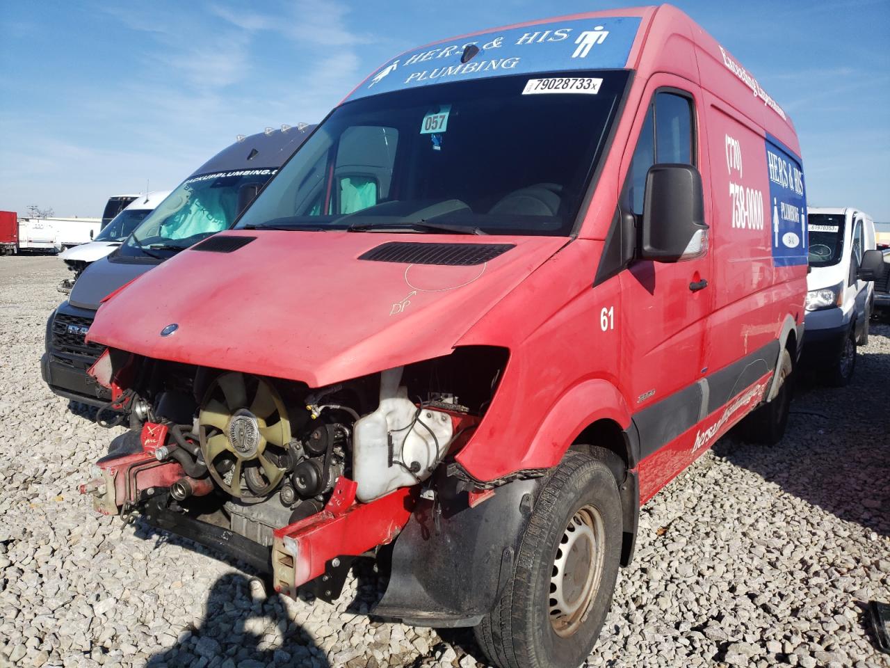 Image 1 of 2015 MERCEDES-BENZ SPRINTER 2500 2015 with VIN WD3PE7DC4FP142553