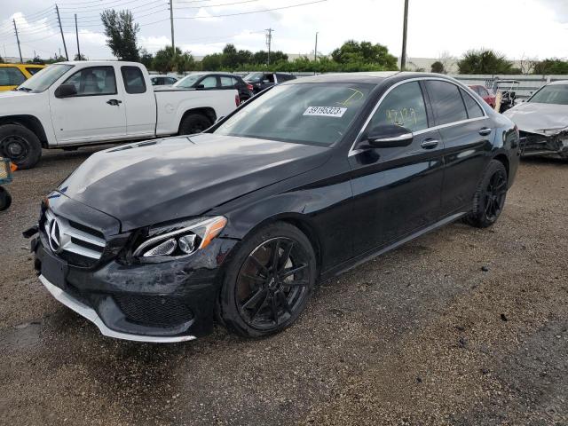 Image 1 of 2015 MERCEDES-BENZ C 300 4MATIC 2015 with VIN 55SWF4KB4FU034420