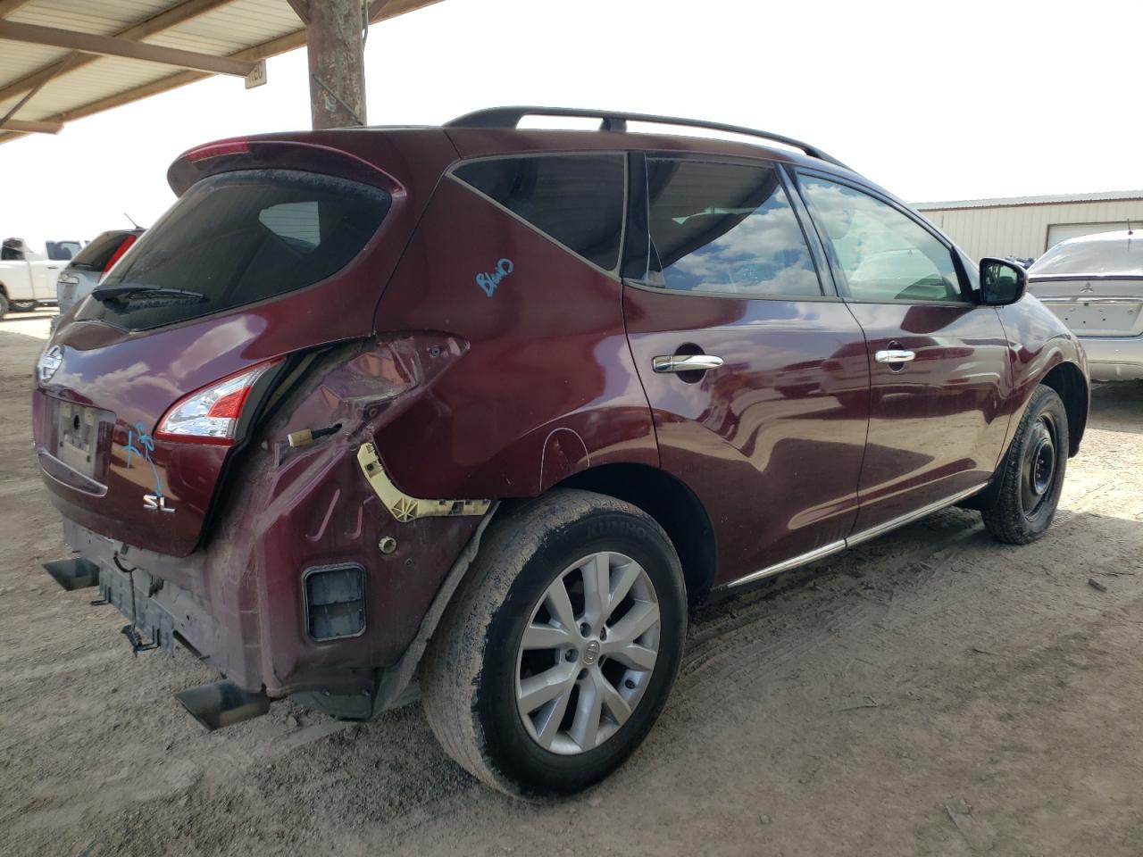 Изображение 3 2012 NISSAN MURANO S 2012 с VIN JN8AZ1MU7CW115956