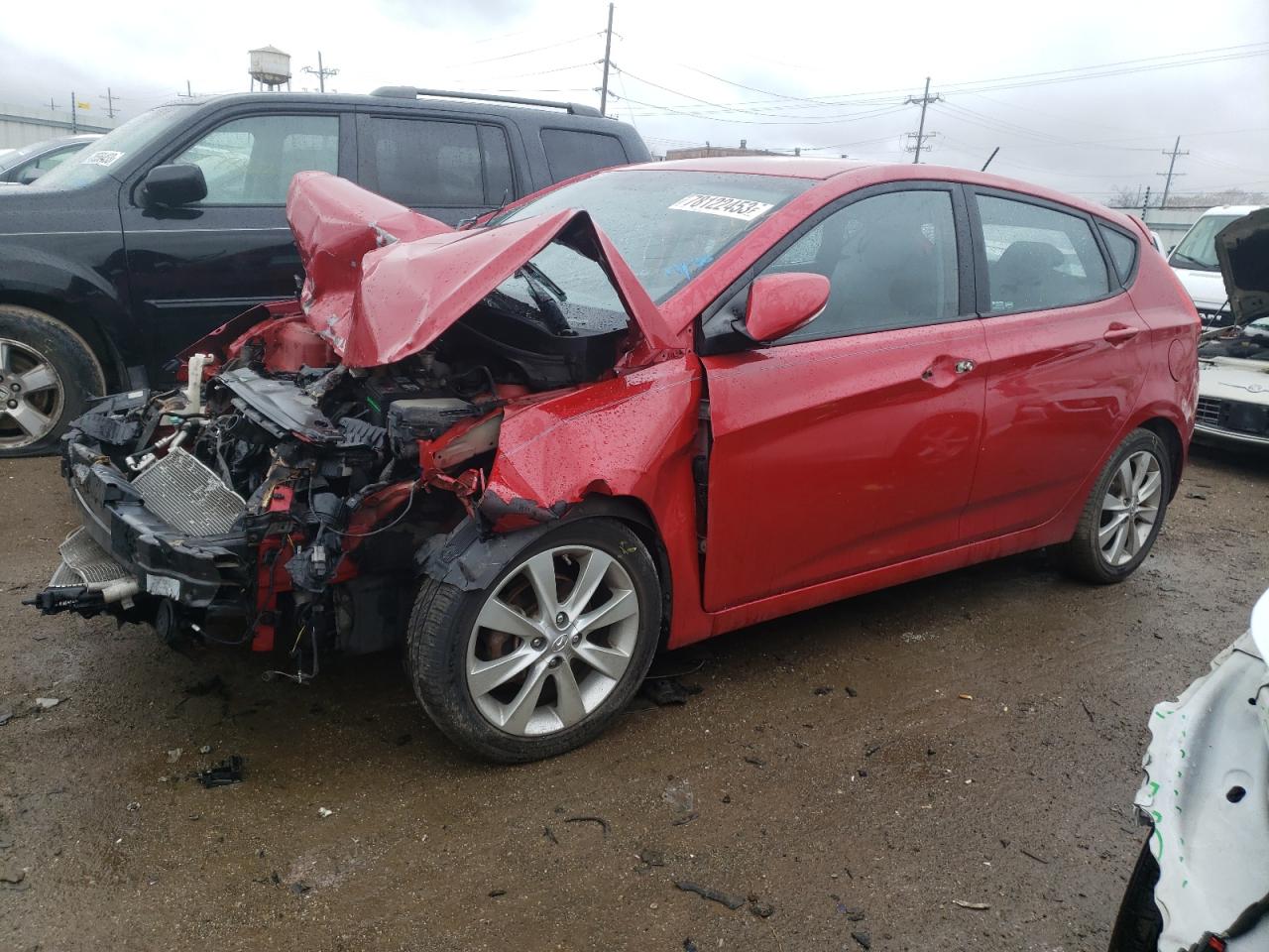 Изображение 1 2013 HYUNDAI ACCENT GLS 2013 с VIN KMHCU5AE2DU075107