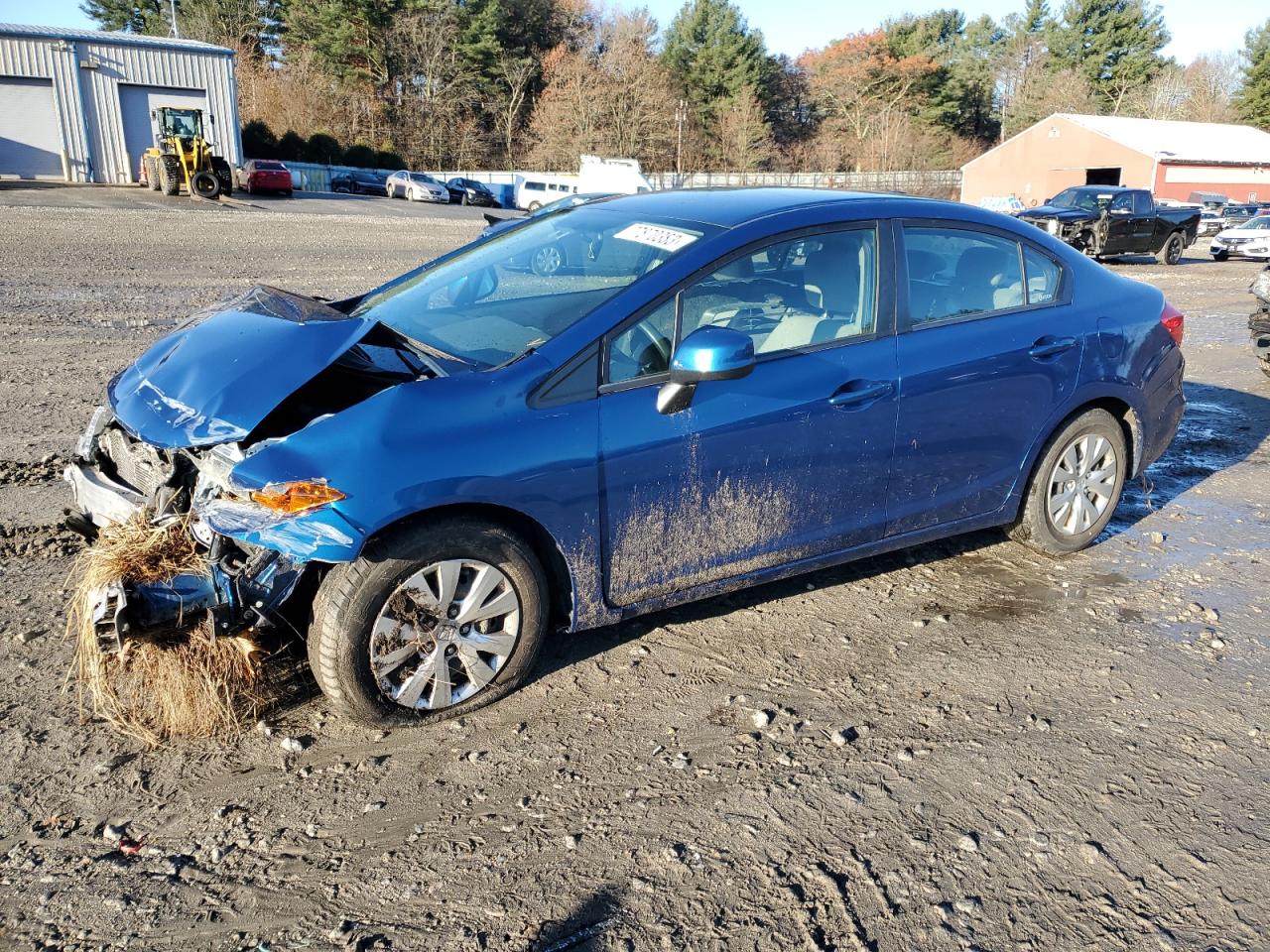 Image 1 of 2012 HONDA CIVIC LX 2012 with VIN 2HGFB2F5XCH514555