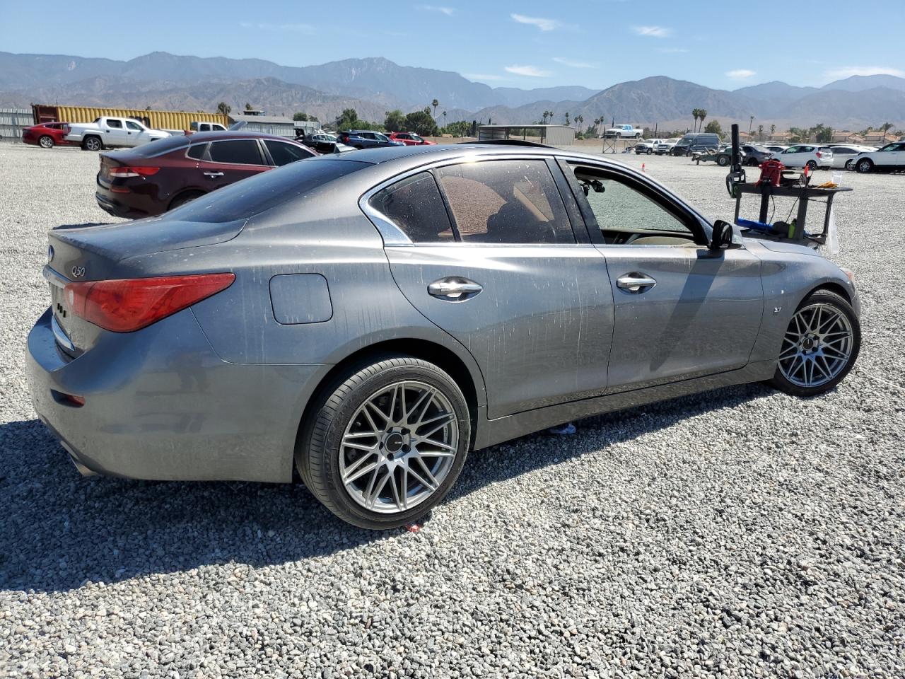 Image 3 of 2014 INFINITI Q50 BASE 2014 with VIN JN1BV7AP4EM690756