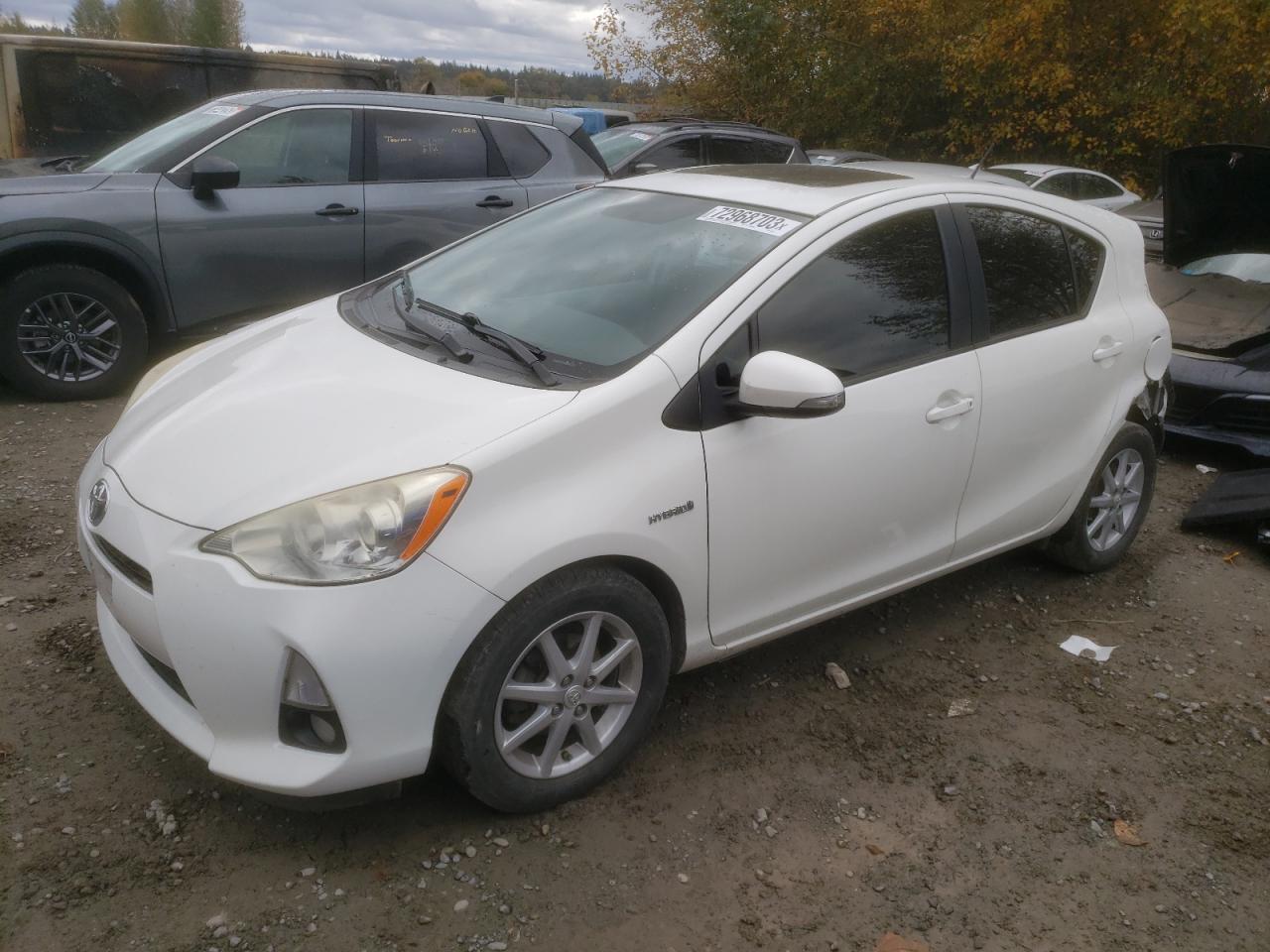 Obraz 1 z 2012 TOYOTA PRIUS C  2012 z VIN JTDKDTB39C1005721