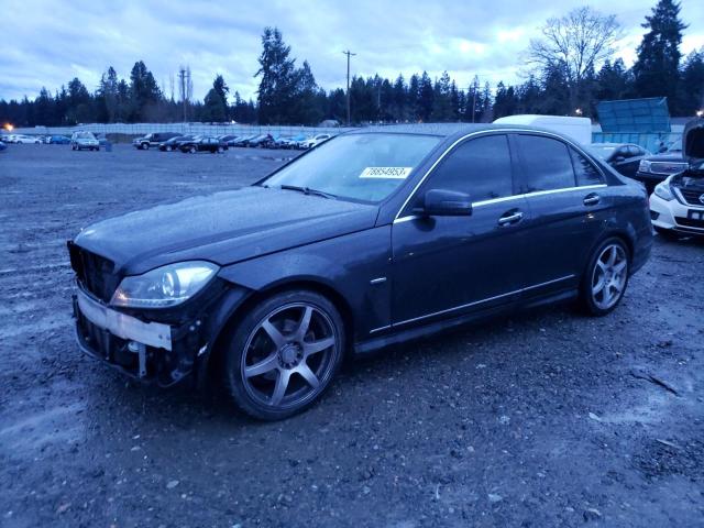 Image 1 of 2012 MERCEDES-BENZ C 250 2012 with VIN WDDGF4HBXCA649464