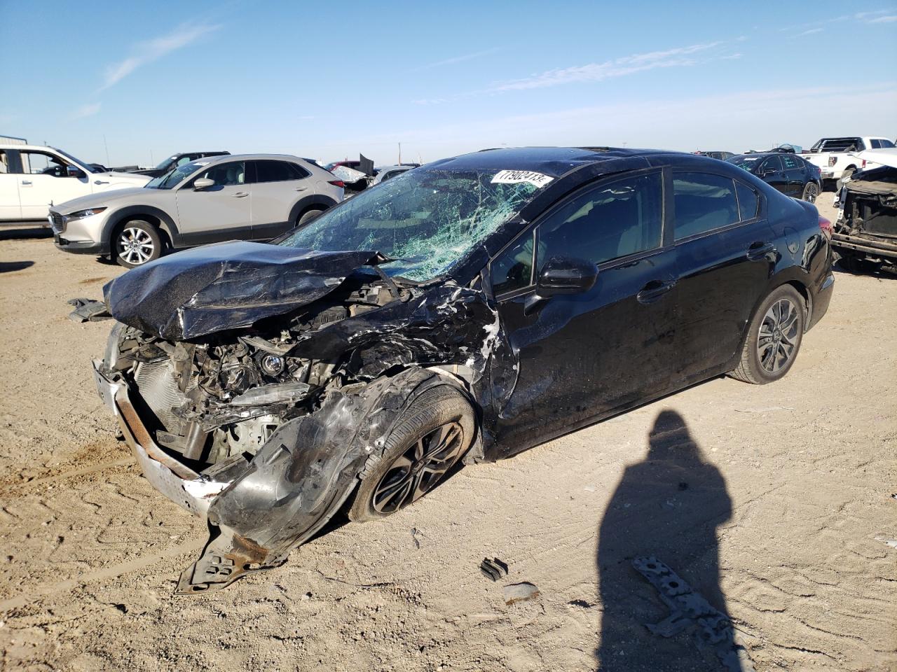 Obraz 1 z 2014 HONDA CIVIC EX 2014 z VIN 19XFB2F85EE051909