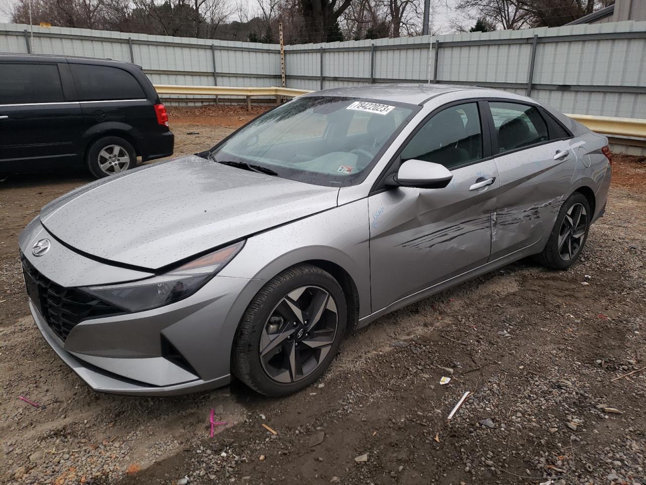 Image 1 of 2023 HYUNDAI ELANTRA SEL 2023 with VIN 5NPLS4AG6PH107612