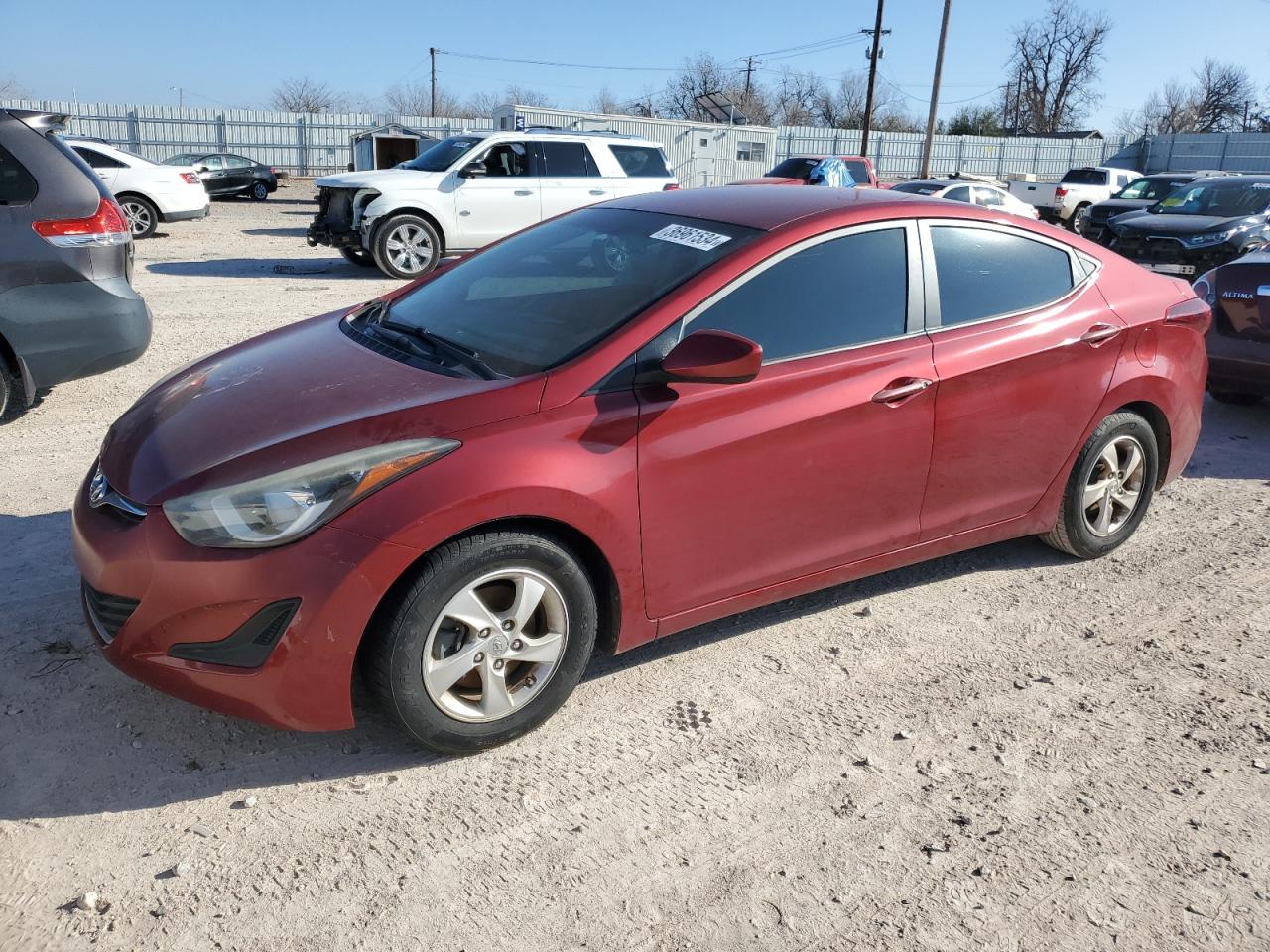 Image 1 of 2015 HYUNDAI ELANTRA SE 2015 with VIN 5NPDH4AE7FH573341