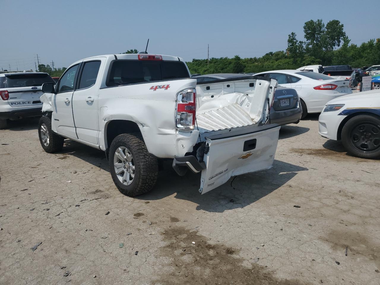 Image 2 of 2019 CHEVROLET COLORADO LT 2019 with VIN 1GCGTCEN1K1348608
