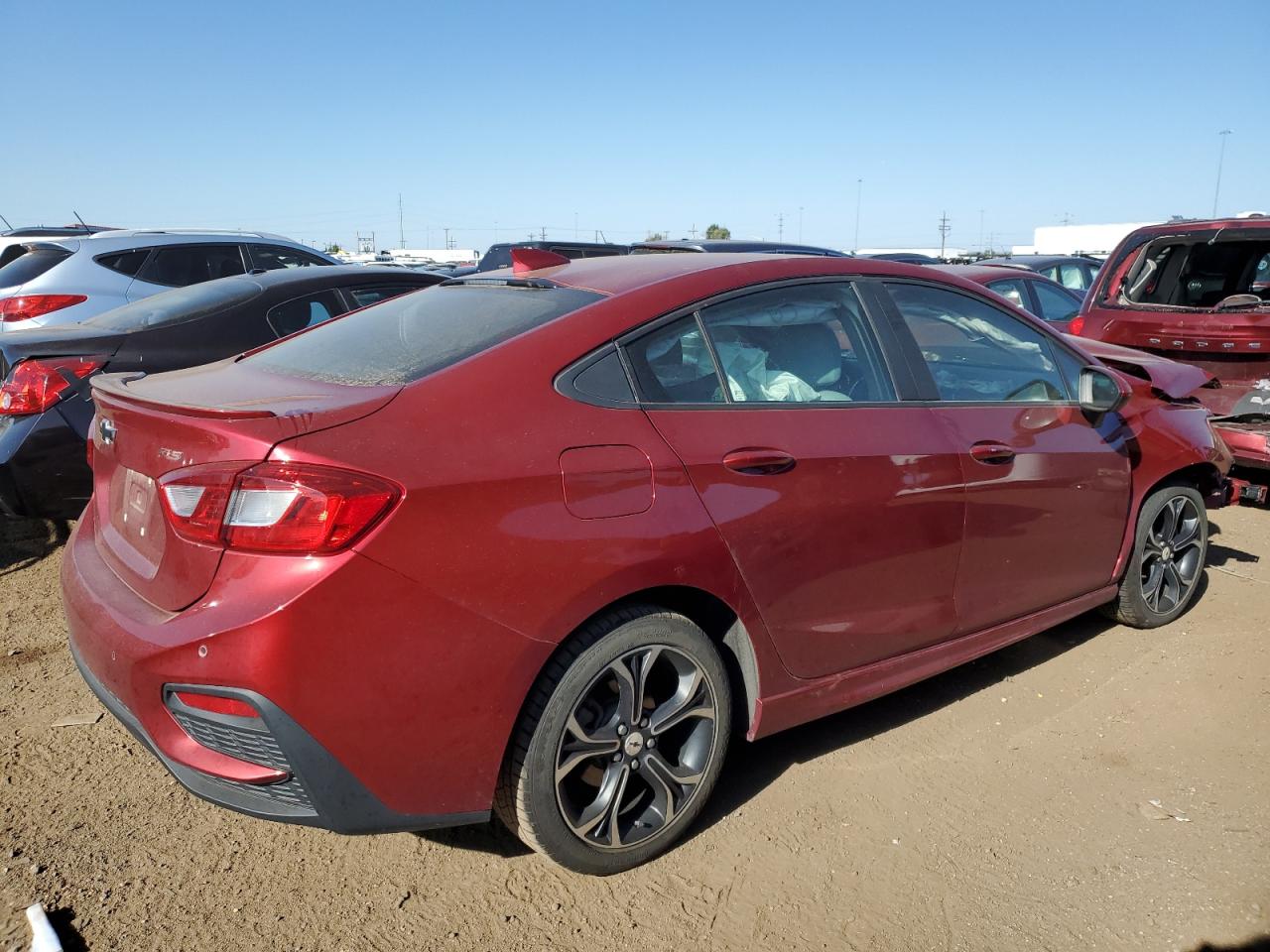 Image 3 of 2019 CHEVROLET CRUZE LT 2019 with VIN 1G1BE5SM1K7110193
