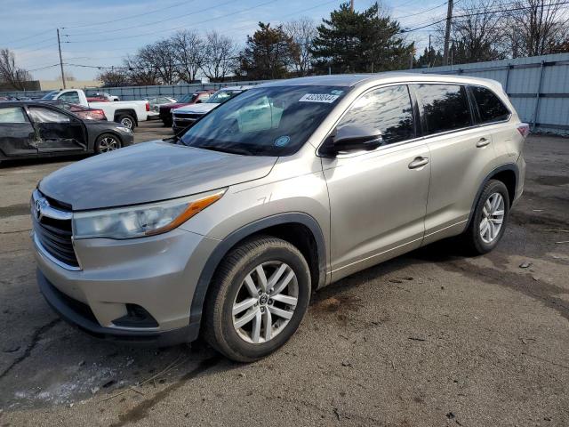 2016 TOYOTA HIGHLANDER LE 2016 image